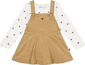 Salopete Kids com  Camiseta Tommy Hilfiger