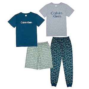 Kit pijama 4 Peças Menino Calvin Klein