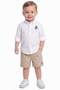 Camisa Social Baby Polo Ralp Lauren