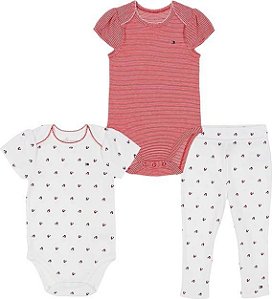 Conjunto Baby 3 Peças Tommy Hilfiger