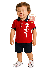 Conjunto Baby Polo Tommy Hilfiger