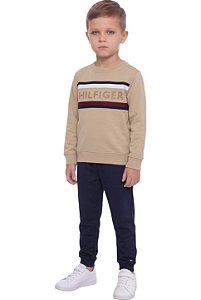Conjunto infantil Tommy Hilfiger Moletom com Fleece