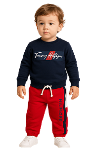 Conjunto em Moletom Tommy Hilfiger