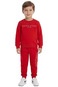 Conjunto Infantil Tommy Hilfiger em Moletom