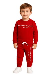 Conjunto em Moletom Infantil Tommy Hilfiger