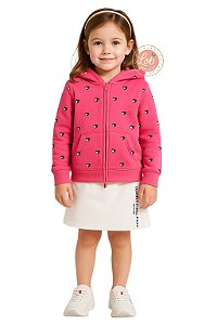 Moletom infantil Menina rosa Tommy Hilfiger