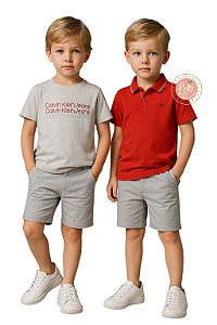 Conjunto Calvin Klein Jeans Infantil Masculino