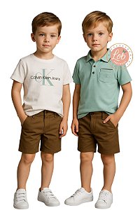 Conjunto Calvin Klein Jeans Infantil Masculino