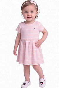 Vestido Bebe Tommy Hilfiger listrado