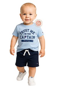 Conjunto – Tommy Hilfiger Bebê Camiseta + Shorts