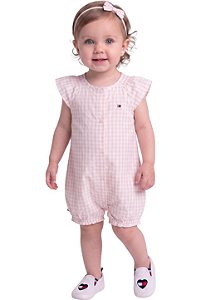 Romper vichy rosa Tommy Hilfiger Baby