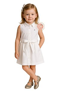 Vestido Infantil Tommy Hilfiger Branco