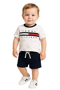 Conjunto – Tommy Hilfiger Bebê Camiseta + Shorts