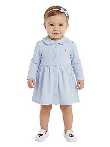 Vestido Bebê Tommy Hilfiger em Malha Piquet
