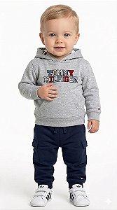 Conjunto Bebê Tommy Hilfiger – Moletom com Capuz