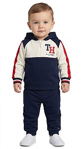 Conjunto Bebê Tommy Hilfiger – Moletom com Capuz