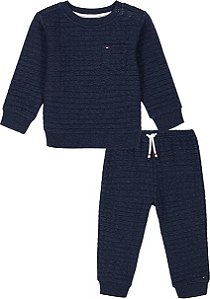 DUPLICADO - Conjunto Bebê Tommy Hilfiger Moletom Metalassado