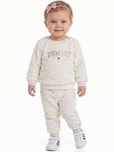 Conjunto Bebe Tommy Hilfiger Sherpa