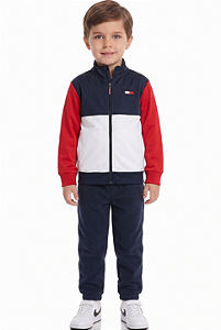 Jaqueta Esportiva Tommy Hilfiger Color Block Track