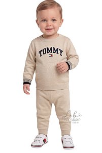 Conjunto Bebê Tommy Hilfiger em Tricô de Linha
