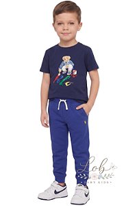 Calça Infantil em moletom Ralph Lauren