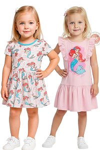 Kit Vestido em malha Arile Disney
