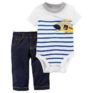 CONJUNTO BODY E CALÇA BABY CARTERS