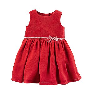 VESTIDO  Velveten Glitter Carter's
