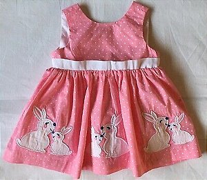 vestido coelho Gymboree