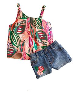 Conjunto Floral Crazy 8