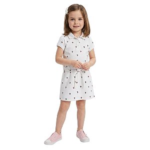 Vestido Infantil Tommy Hilfiger Branco