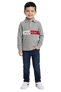 Camisa ML Gola Polo Kids Tommy Hilfiger