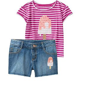 Conjunto Picolé Gymboree