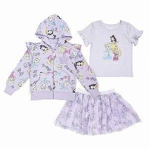 Conjunto 3 peças Princesas - Disney