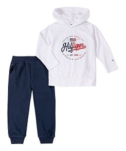 Conjunto  camiseta com capuz Tommy Hilfiger