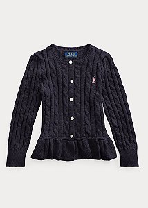 Cardigan Peplum Polo Ralph Lauren