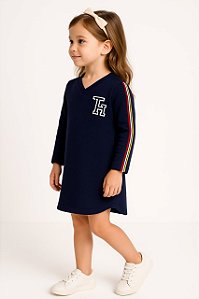 Vestido em moletom sem flece Tommy Hilfiger