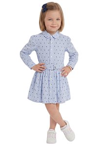 Vestido Infantil Polo Ralph Lauren com Cinto