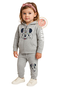 Conjunto em Moletom Minnie Gap Kids
