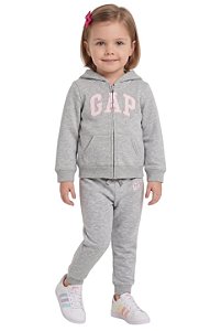 Conjunto em moletom Baby Gap