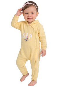 Macacão em moletom Baby Gap