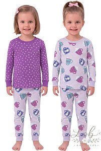 Kit Pijama Infantil Carter’s 3 Peças Microfleece