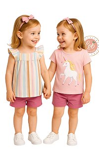 Conjunto infantil de 3 peças da Carter's Unicórnio