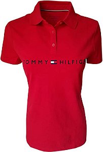 Polo Feninina Slin Fit Tommy Hilfger