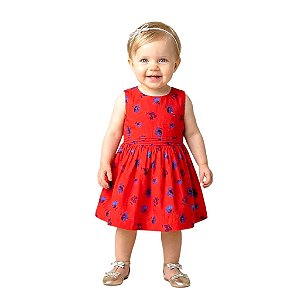Vestido Floral Bebe Tommy Hilfiger
