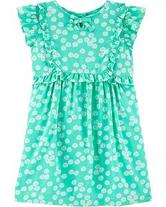 Vestido Carters verde Floral