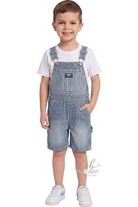 Jardineira Jeans Infantil OshKosh Listrada