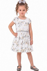Vestido Infantil Carter`s Acetinado Floral