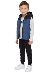 Conjunto Infantil Calvin Klein Com Colete