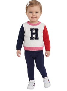 Sueter em Tricô Baby Tommy Hilfiger